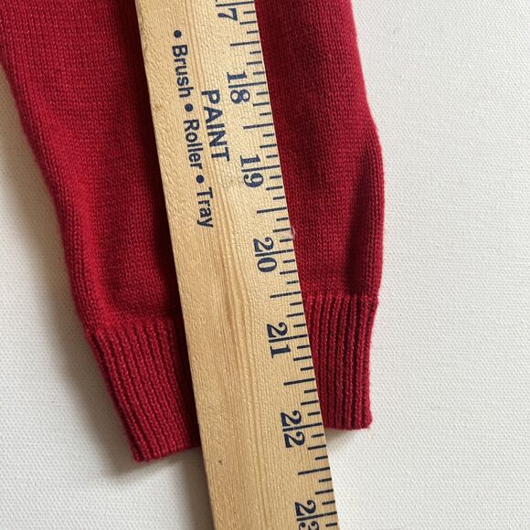 Alfred Dunner Womens Pullover Sweater Red /Black sequin Floral Embroidered PS - Picture 6 of 7